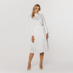 Willsoor Fodros fehér ruha kifinomult csillogással 15548