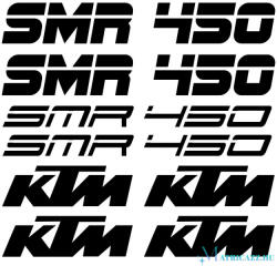 KTM SMR 450 matrica szett