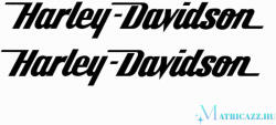 Harley-Davidson dupla felirat matrica