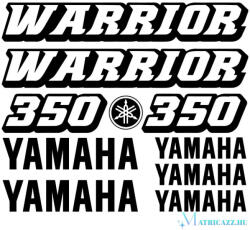 Yamaha Warrior 350 matrica szett
