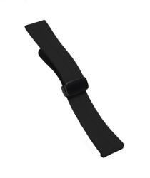  Curea de ceas Neagra din silicon cu inchidere deployant magnetic 20mm, 22mm WZ5363 (WZ5363)