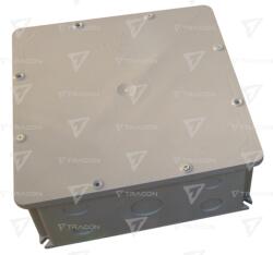 TRACON Cutie universală din material plastic, pe tencuială, gri 250×250mm, IP44 (DN250X250)