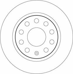 TRW Disc frana TRW DF6553 - automobilus