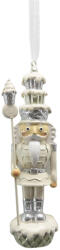 Clayre & Eef Set 6 ornamente brad Spargatorul de Nuci polirasina bej argintiu 3x3x11 cm (6PR3669) - decorer