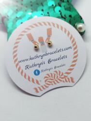 Kathryn' s Bracelets Златни обеци за дете Топче (ДОТ9)