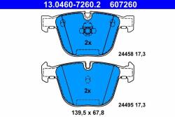 ATE set placute frana, frana disc ATE 13.0460-7260.2 - centralcar