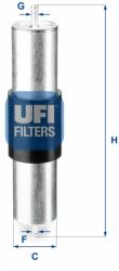 UFI filtru combustibil UFI 31.569. 00