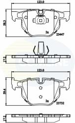 COMLINE set placute frana, frana disc COMLINE - centralcar - 114,31 RON