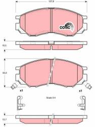 TRW set placute frana, frana disc TRW GDB1286 - centralcar