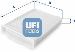 UFI Filtru, aer habitaclu UFI 53.107. 00