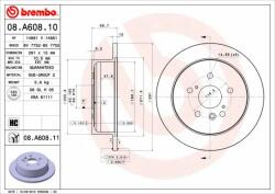 BREMBO Bre-08. A608.11