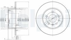 DELPHI Tarcza Ham. Opel Vectra B -02