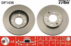 TRW Disc frana TRW DF1436 - centralcar