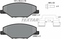 TEXTAR set placute frana, frana disc TEXTAR 2568101 - centralcar