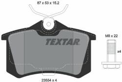 TEXTAR set placute frana, frana disc TEXTAR 2355401 - centralcar