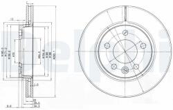 DELPHI Tarcza Ham. Vw T5 - centralcar - 163,20 RON