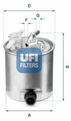 UFI filtru combustibil UFI 55.392. 00