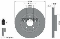 TEXTAR Disc frana TEXTAR 92267603 - centralcar