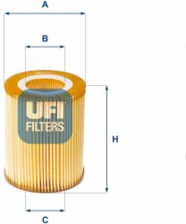 UFI Filtru ulei UFI 25.152. 00