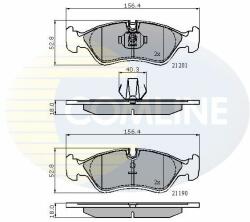 COMLINE set placute frana, frana disc COMLINE - centralcar - 69,13 RON