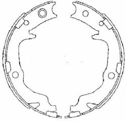 TEXTAR Set saboti frana, frana de mana TEXTAR 91073400 - centralcar