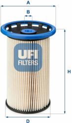 UFI filtru combustibil UFI 26.026. 00 - centralcar