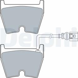 DELPHI set placute frana, frana disc DELPHI LP3266 - centralcar