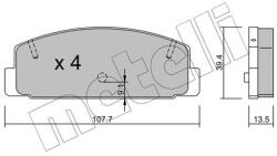 METELLI set placute frana, frana disc METELLI 22-0302-1