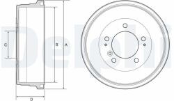 DELPHI Beben Hamulcowy - centralcar - 509,90 RON