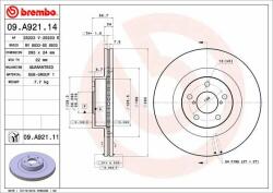 BREMBO Disc frana BREMBO 09. A921.11 - centralcar