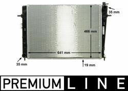 MAHLE Radiator, racire motor MAHLE CR 909 000P - centralcar