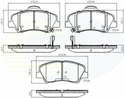COMLINE set placute frana, frana disc COMLINE - centralcar - 94,25 RON