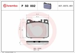 BREMBO BRE-P50002