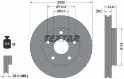 TEXTAR Disc frana TEXTAR 92077600 - centralcar