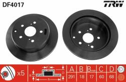 TRW Disc frana TRW DF4017 - centralcar