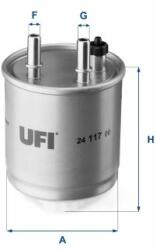 UFI filtru combustibil UFI 24.117. 00