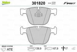 VALEO set placute frana, frana disc VALEO 301820 - centralcar