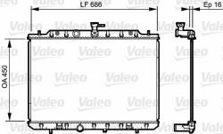 VALEO Radiator, racire motor VALEO 735205