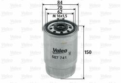 VALEO filtru combustibil VALEO 587741 - centralcar