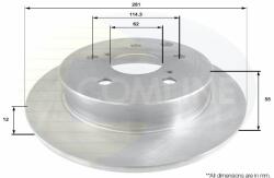 COMLINE Disc frana COMLINE - centralcar - 122,64 RON
