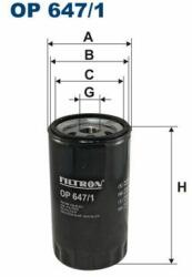 FILTRON Filtru ulei FILTRON OP 647/1 - centralcar