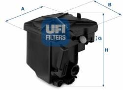 UFI filtru combustibil UFI 24.027. 00