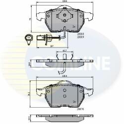 COMLINE set placute frana, frana disc COMLINE - centralcar - 105,27 RON