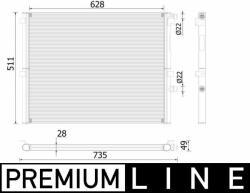 MAHLE Radiator, racire motor MAHLE CR 2307 000P