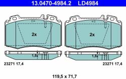 ATE set placute frana, frana disc ATE 13.0470-4984.2 - centralcar