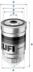 UFI filtru combustibil UFI 24.351. 00