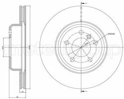 METELLI Disc frana METELLI 23-1253C