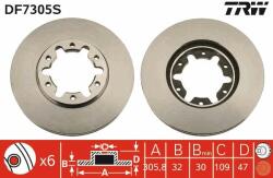 TRW Disc frana TRW DF7305S - centralcar