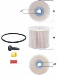 MAHLE Filtr Paliwa Citroen - centralcar - 81,12 RON
