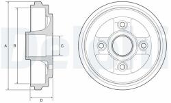 DELPHI Beben Hamulcowy - centralcar - 124,92 RON